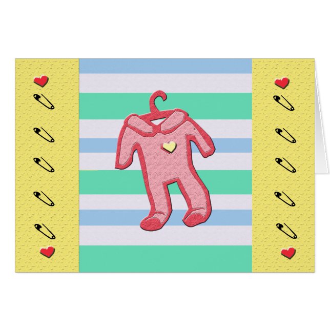 Baby PJ's Card (Front Horizontal)