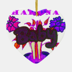 Baby plant Hakuna Matata gifts.png Ceramic Ornament