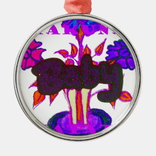 Baby plant Hakuna Matata gifts.png Metal Ornament