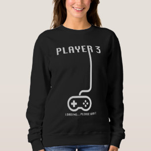 Baby Player 3 Loading Baby Loading Pregnancy Anno Sweatshirt