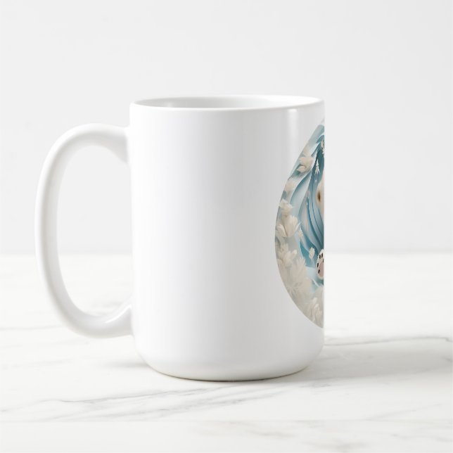Baby Polar Bear Christmas Coffee Mug (Left)