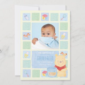 Baby Pooh et Hunny Faire-part de naissance