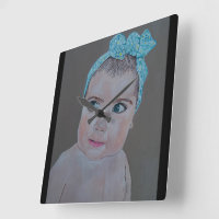 Baby Portrait Painting by Alfred Fox