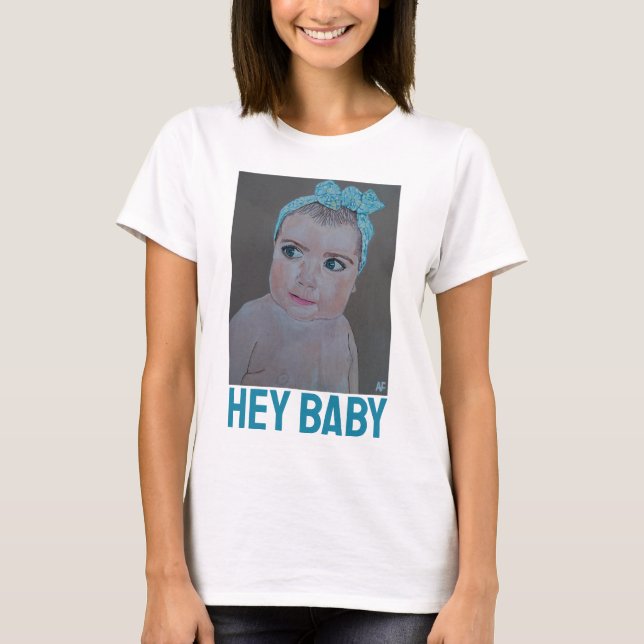Baby Portrait Painting by Alfred Fox T-Shirt (Front)