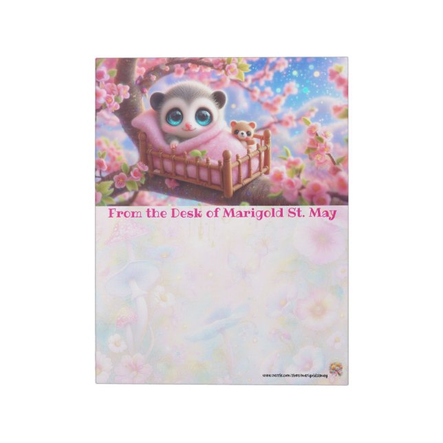 Baby Possum Notepad (Rotated)