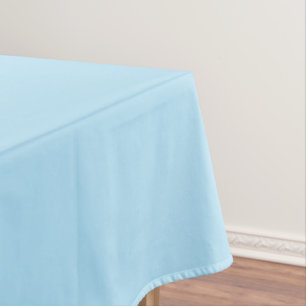 Baby Powder Blue Solid Colour Classic Elegant Tablecloth