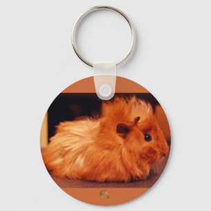 Baby Powder Puff - Guinea Pig Keychain