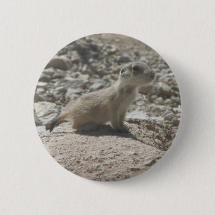 Baby Prairie Dog 2 Inch Round Button