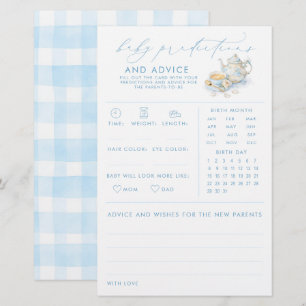 Baby Predictions & Advice Partea Baby Shower Game