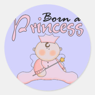 Baby Princess Pink T-shirts and Gifts Classic Round Sticker