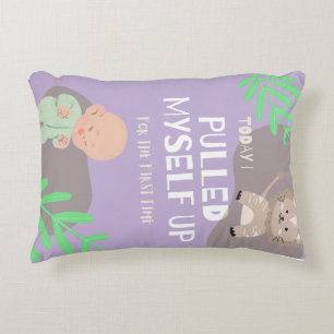 Baby pulled up day accent pillow