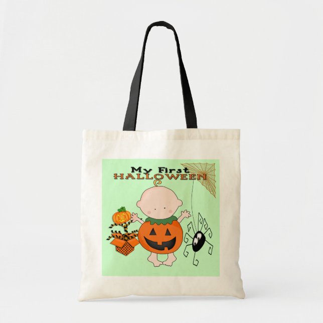 Baby Pumpkin My 1st Halloween Bags (Front)