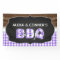 Baby Q Baby Shower Banner - Purple
