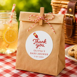 Baby-Q Baby Shower Favour Sticker