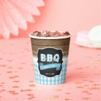 Baby Q Baby Shower Paper Cup - Baby Blue