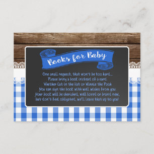 Baby Q Books for Baby Card - Blue