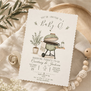 Baby-Q Couples Baby Shower  Invitation