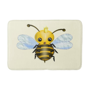 Baby Queen Bee Bath Mat - Customizable