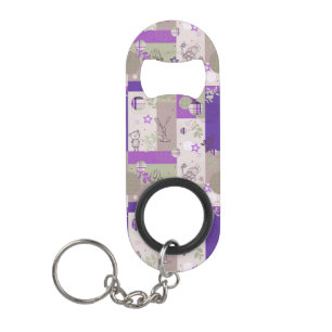 Baby Quilt Pattern Mini Bottle Opener