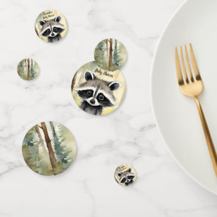 Baby Raccoon Gender Neutral Baby Shower Confetti