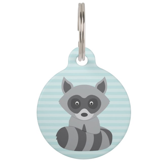 Baby Raccoon Pet Tag (Front)