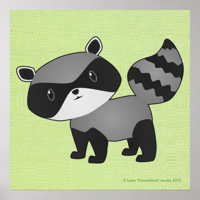 Baby Raccoon Print (Front)