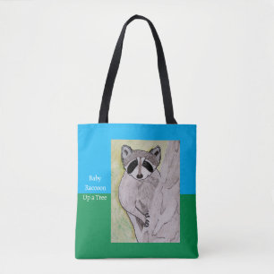 Baby Raccoon  Tote Bag
