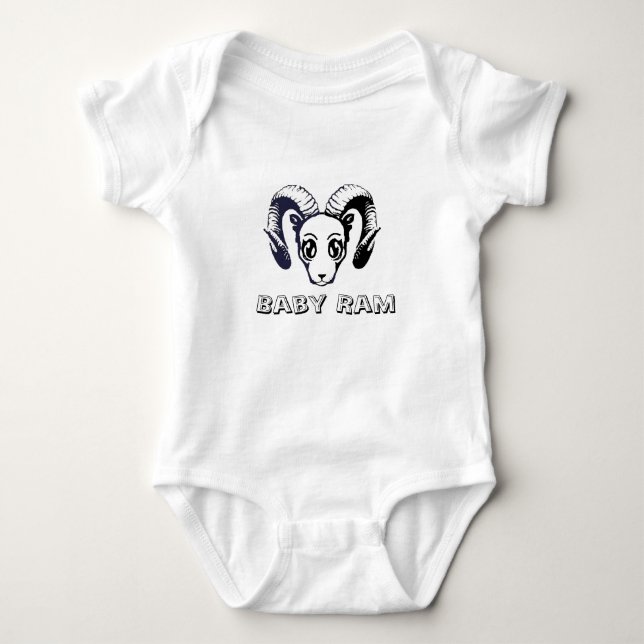 Baby Ram : The Ram Collection Bodysuit (Front)