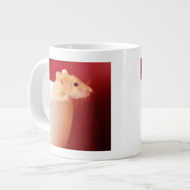 Baby Rat Large Coffee Mug (Front Left)