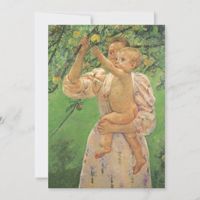 Baby Reaching for an Apple by Mary Cassatt (Front)