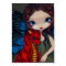 Baby Red Dragon dragonling fairy Art Print