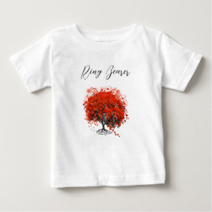 Baby Red Tree Mariage T-Shirts Romper