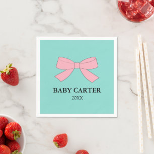 BABY Reveal Sprinkle Shower Personalized Napkin