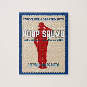 Baby Reveal - You've Been Drafted Into Poop Squad Jigsaw Puzzle