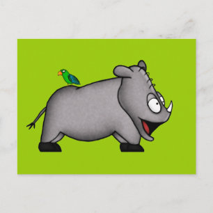 Baby Rhino Postcard