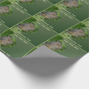 Baby Robin Fledgling Bird Nature Personalized Wrapping Paper