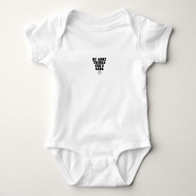 Baby Romper - My Aunt Thinks She's Cool (Front)