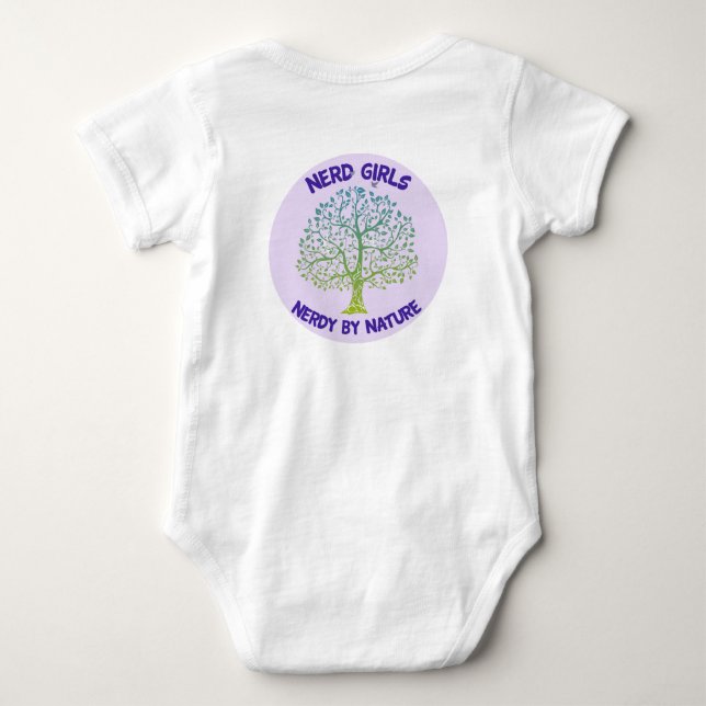 Baby Romper - Nerdy by Nature (Back)