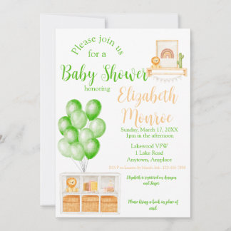 Baby Room Baby Shower Invitation