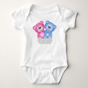 Baby’s apparel with teddy bears baby bodysuit