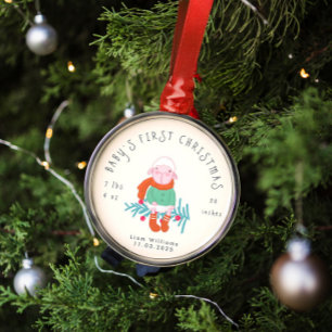 Baby’s First Christmas Adorable Lamb  Ornament