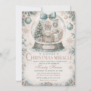 Baby’s First Christmas Celebration Baby Shower Invitation
