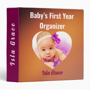 Baby’s First Year Organizer Binder