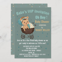Baby’s VIP Invitation Oh Boy !