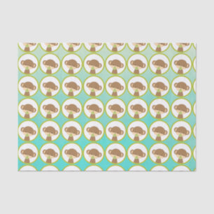 Baby Safari Monkey with Pacifier Pattern Tissue Paper