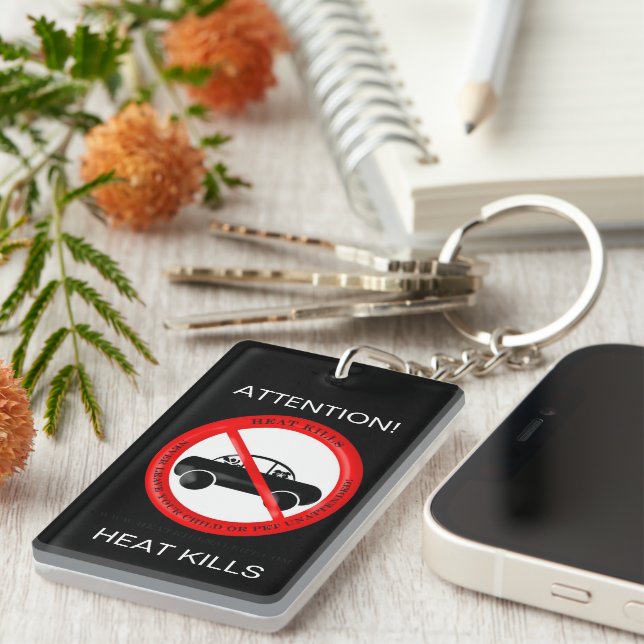 Baby Safety Tips Acrylic Keychain for New Parents (Front Right)