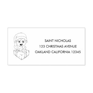 Baby Santa Claus Self-inking Stamp
