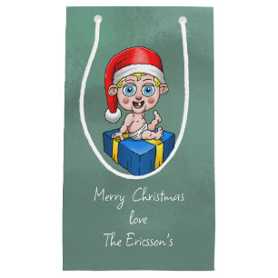 Baby Santa Claus Small Gift Bag