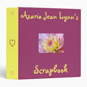 Baby Scrapbook Personalize Binder