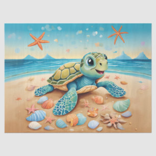 Baby Sea Turtle Adventure Tissue Paper